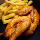 1/2 chicken & Chips